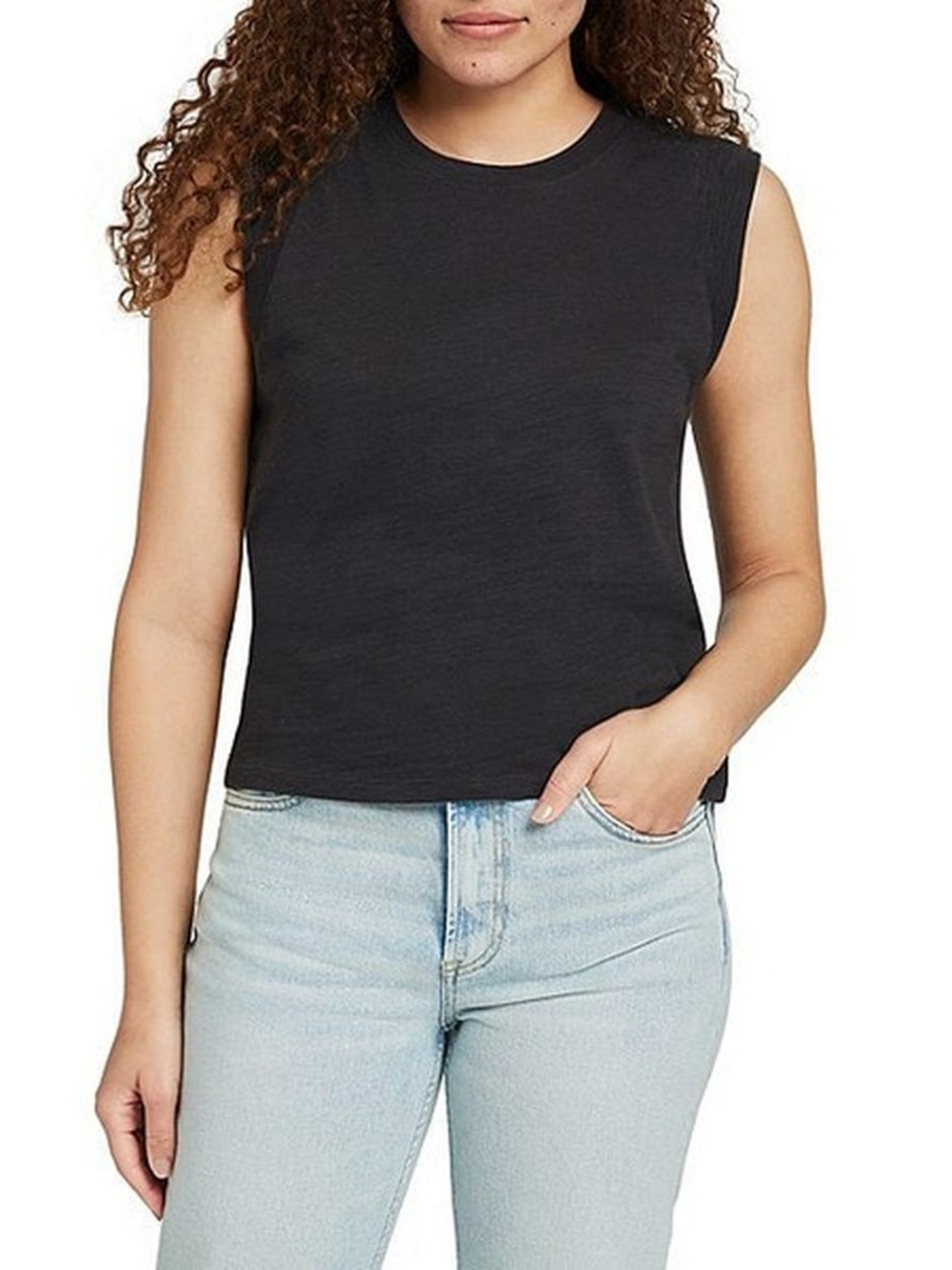 Faherty Women’s Sunwashed Slub Muscle Tank - Picture 5 of 5